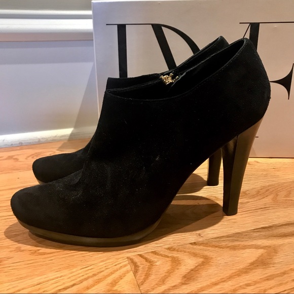 DVF Black Suede Booties - Picture 4 of 8